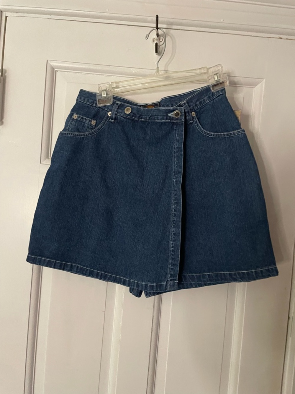 Route 66 Dark Blue Denim Shorts Skort